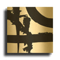 'Crossing Paths 2' By Sarah Adams Gold Metal Wall Art