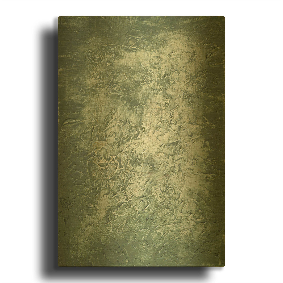 'Forest Floor 1' By Sarah Adams Gold Metal Wall Art