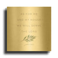'Have Faith 1' By Sarah Adams Gold Metal Wall Art