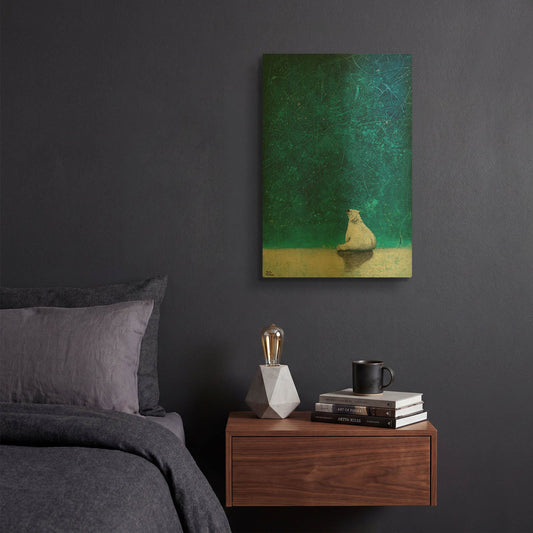 'Wishing on Stars' By Britt Hallowell Gold Metal Wall Art