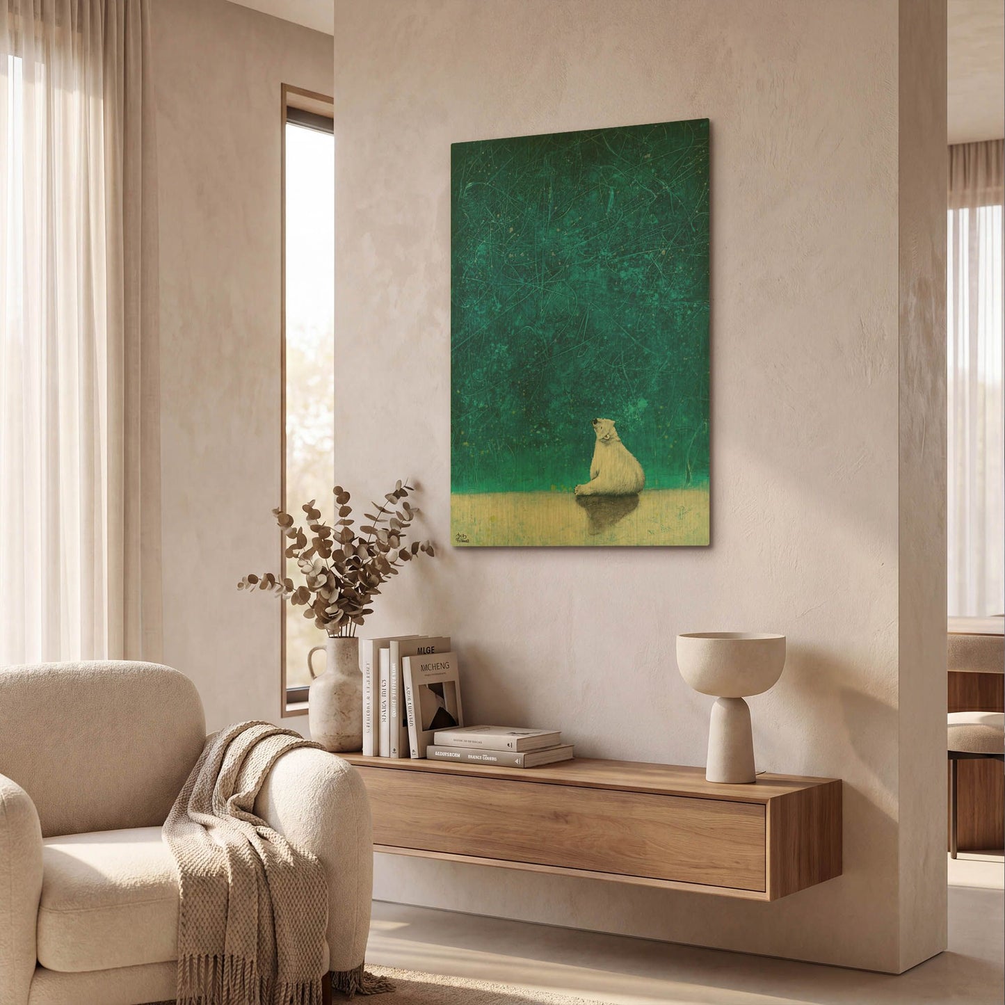 'Wishing on Stars' By Britt Hallowell Gold Metal Wall Art