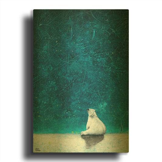 'Wishing on Stars' By Britt Hallowell Gold Metal Wall Art