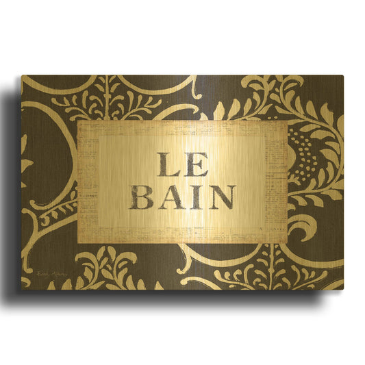 'Le Bain' By Emily Adams Gold Metal Wall Art