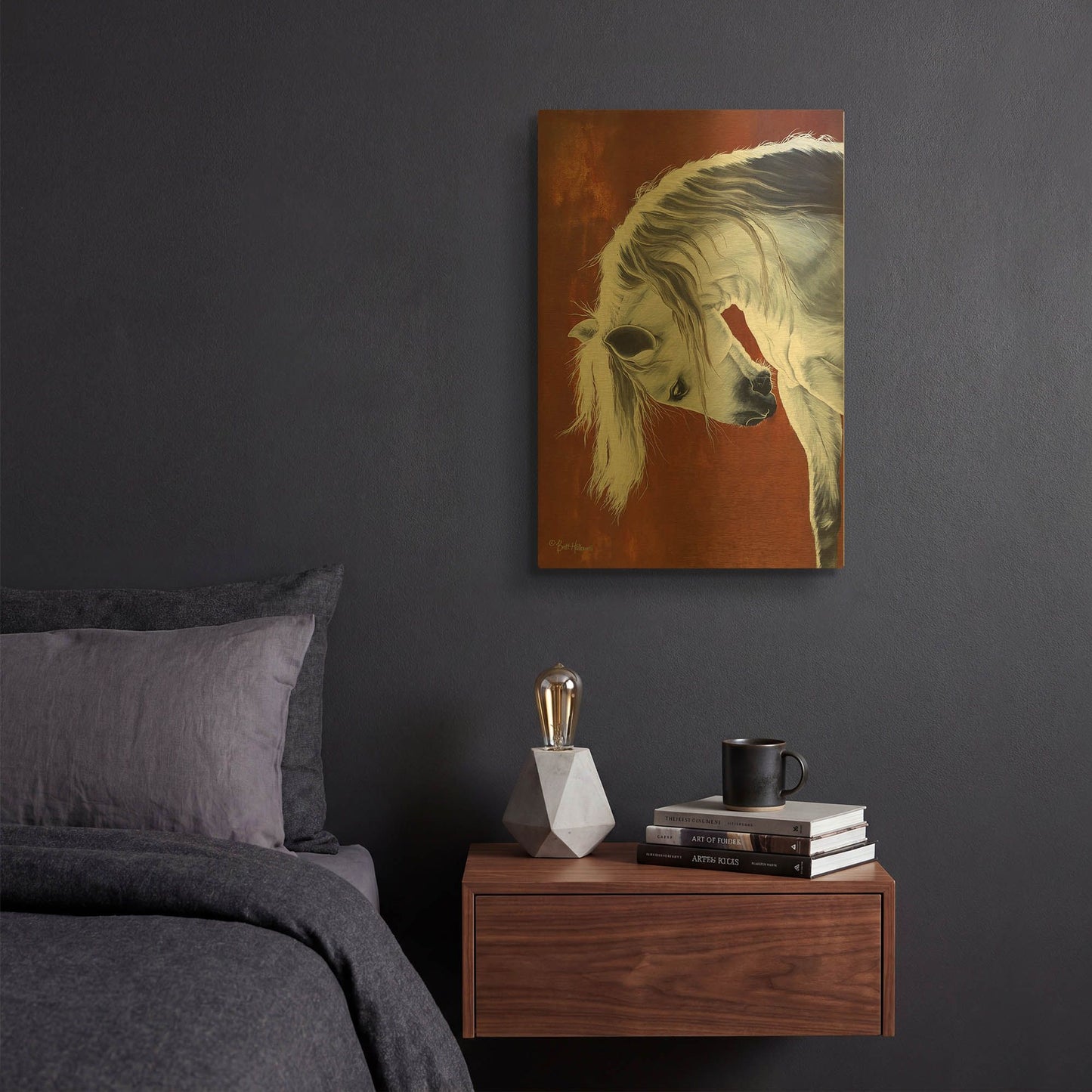 'The Untamable Heart' By Britt Hallowell Gold Metal Wall Art