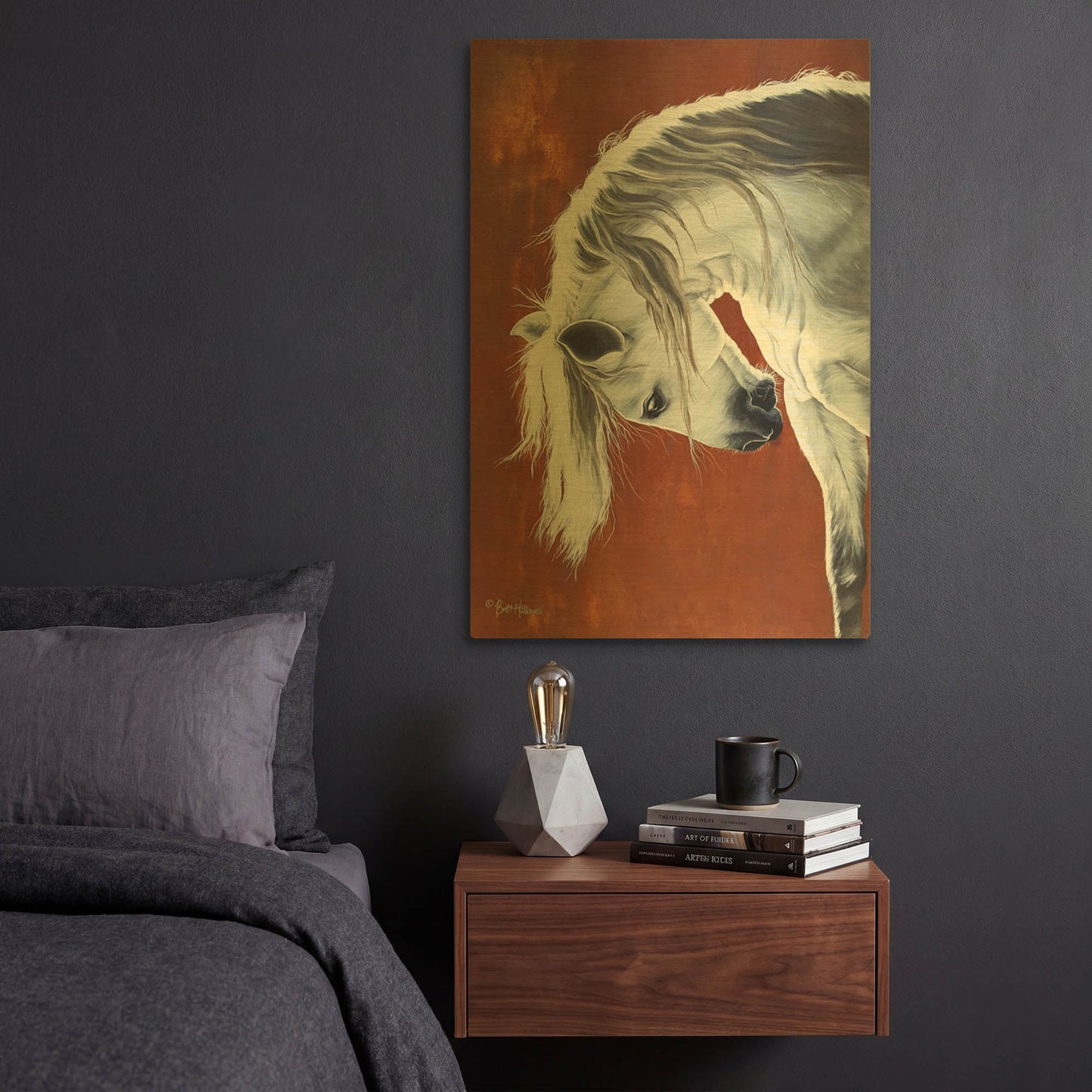 'The Untamable Heart' By Britt Hallowell Gold Metal Wall Art