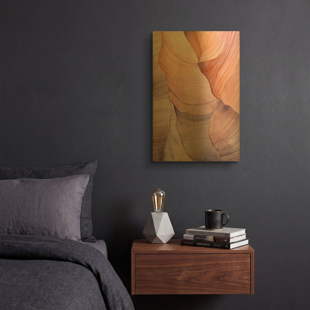 'Canyon Dreams 2' By Brett Blumenthal Gold Metal Wall Art