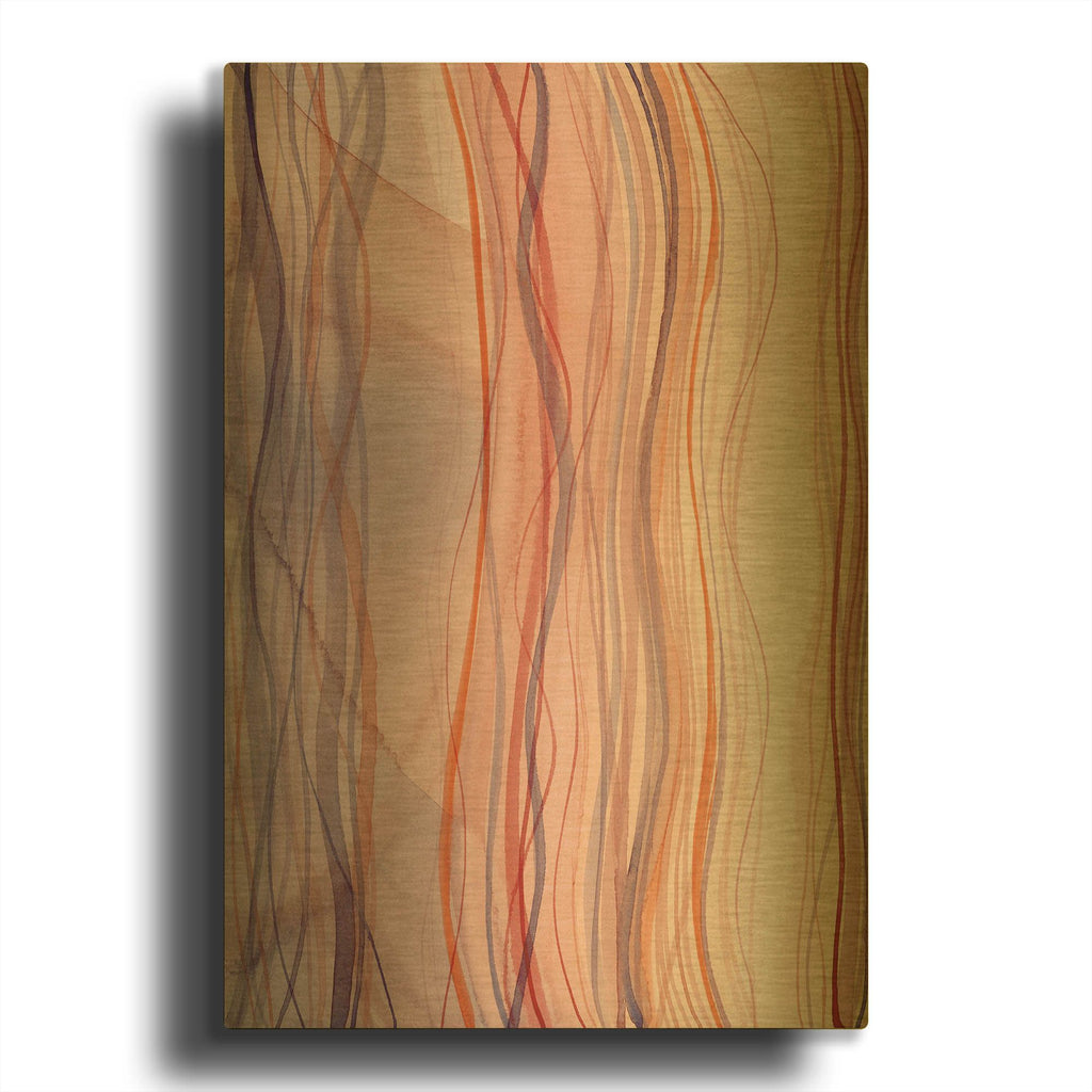 'Canyon Dreams 3' By Brett Blumenthal Gold Metal Wall Art