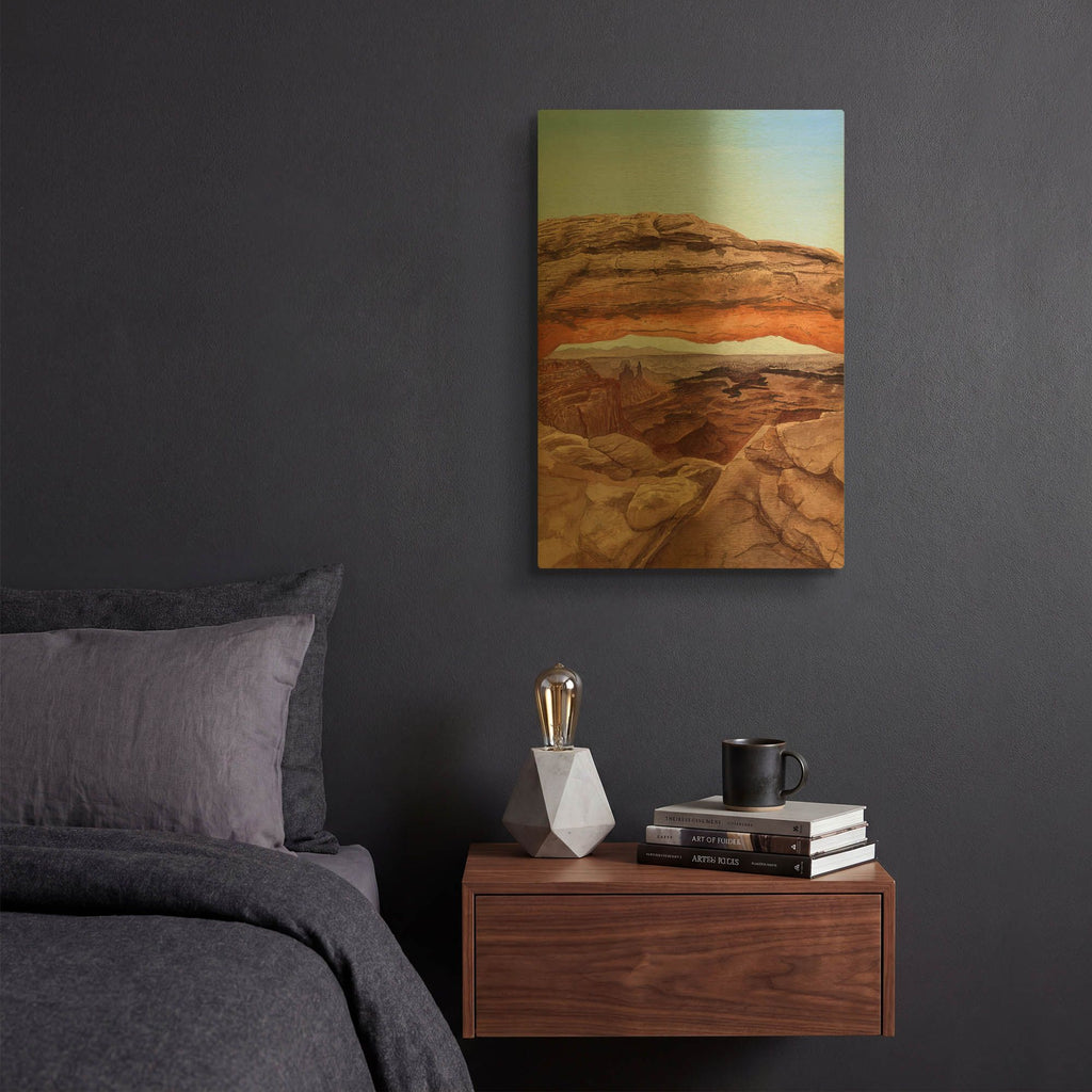 'Canyonlands' By Brett Blumenthal Gold Metal Wall Art