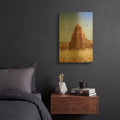 'Capitol Reef 2' By Brett Blumenthal Gold Metal Wall Art