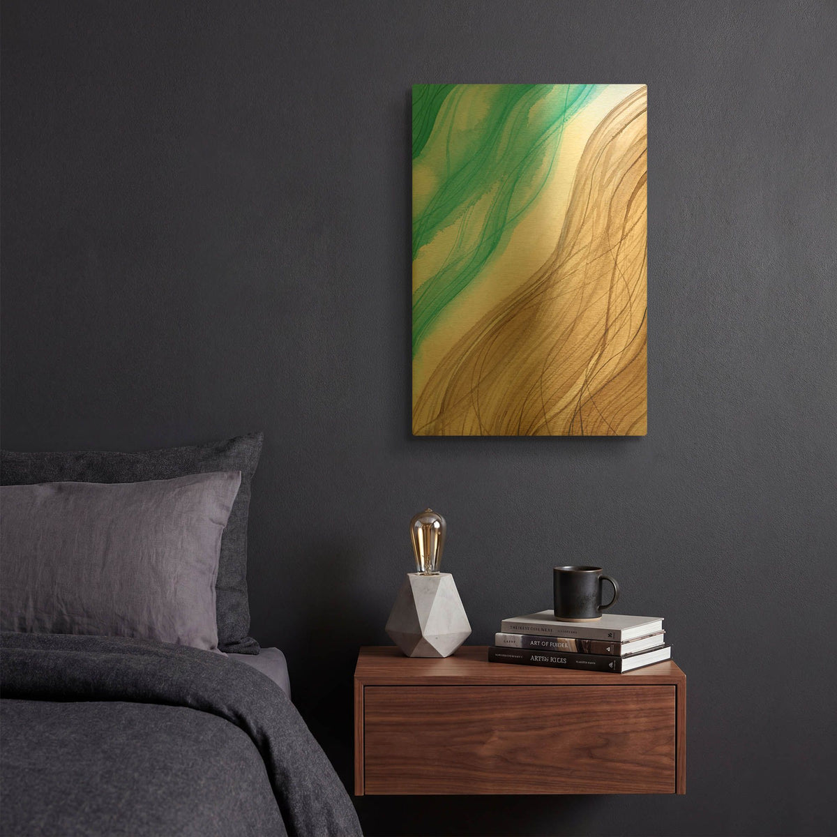 'Coastal Vibes 3' By Brett Blumenthal Gold Metal Wall Art
