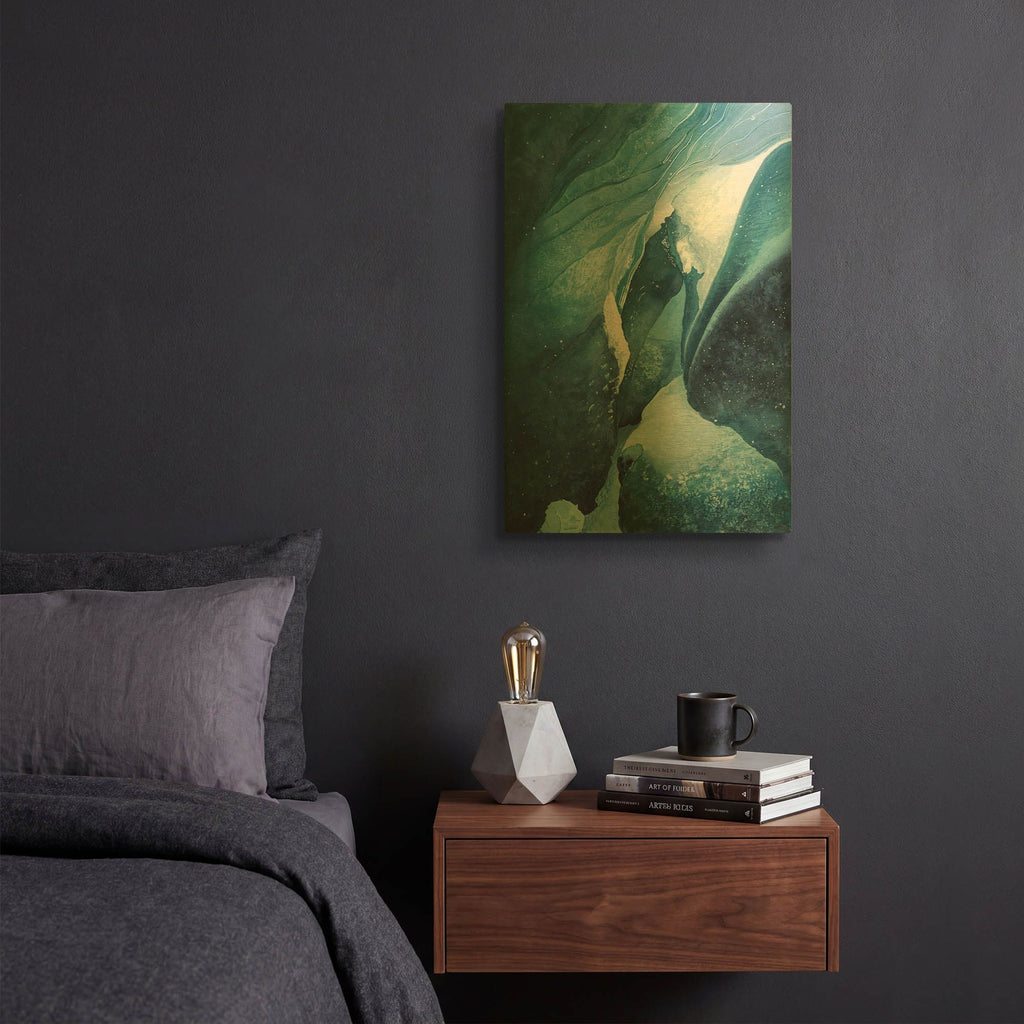 'Glacial Perspectives 3' By Brett Blumenthal Gold Metal Wall Art