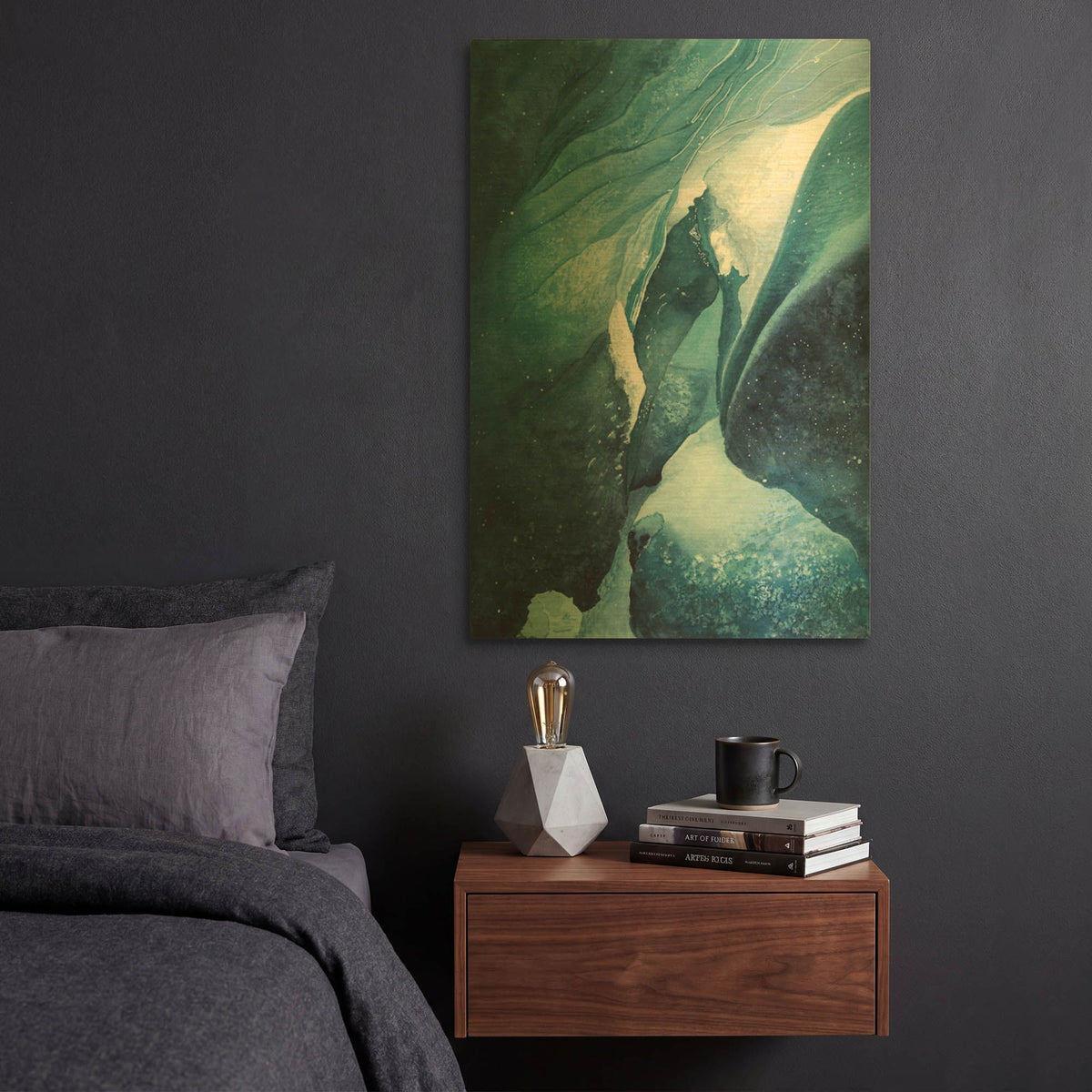'Glacial Perspectives 3' By Brett Blumenthal Gold Metal Wall Art