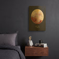 'Out Of This World 11' By Brett Blumenthal Gold Metal Wall Art