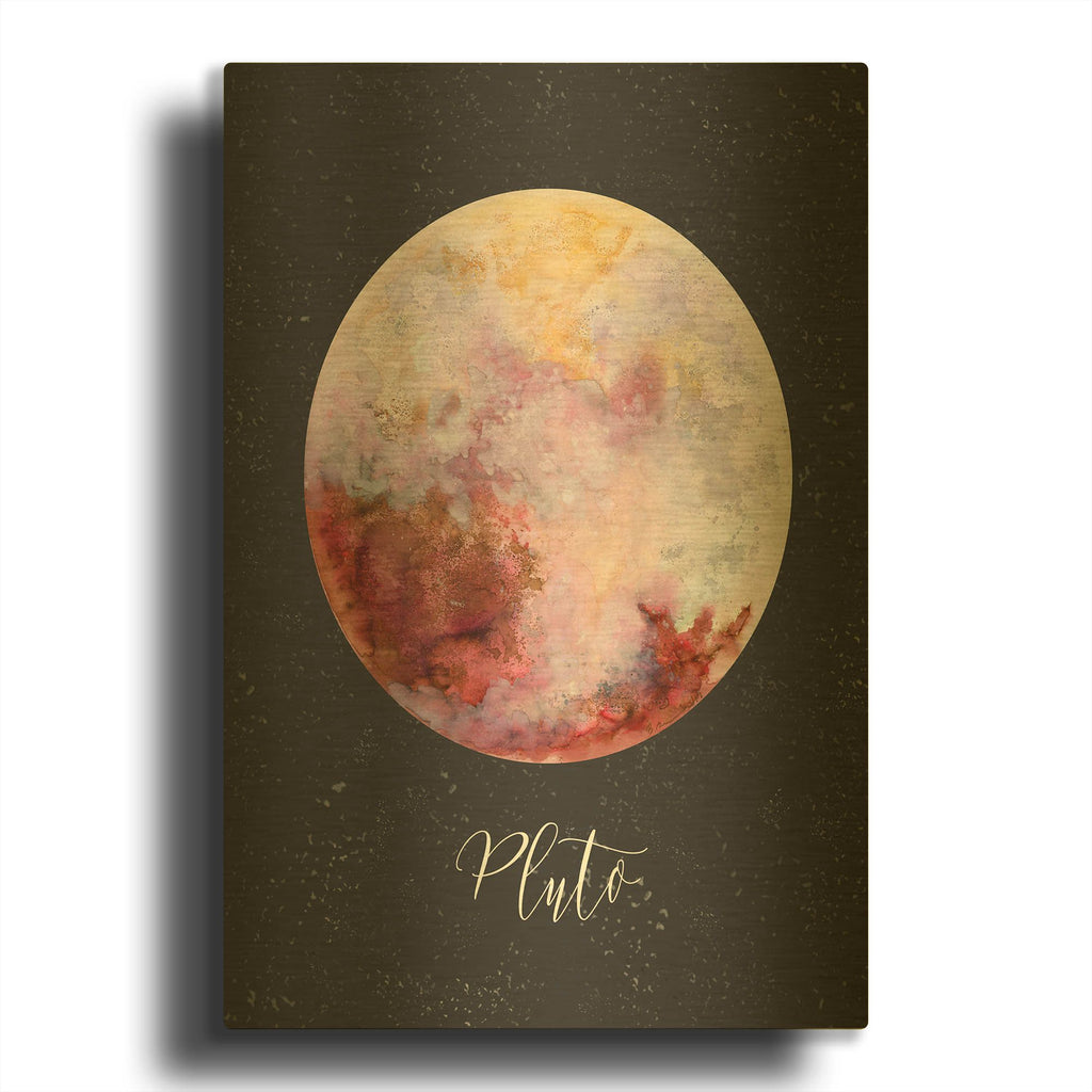 'Out Of This World 11' By Brett Blumenthal Gold Metal Wall Art