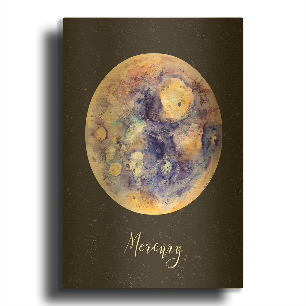 'Out Of This World 1' By Brett Blumenthal Gold Metal Wall Art