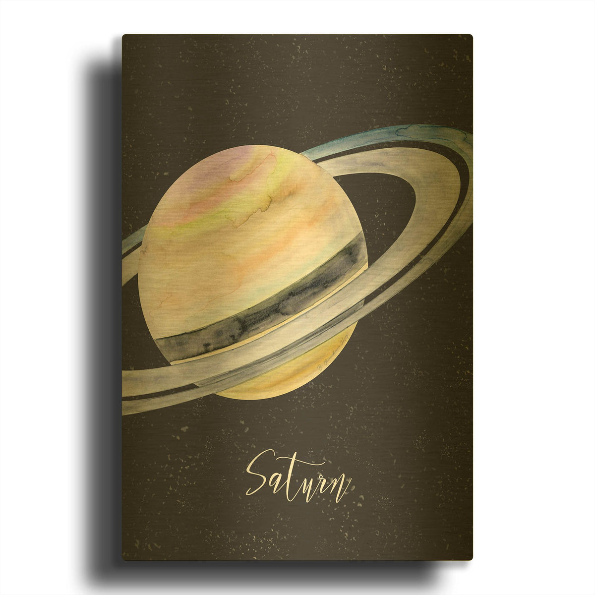 'Out Of This World 2' By Brett Blumenthal Gold Metal Wall Art