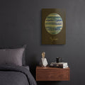 'Out Of This World 3' By Brett Blumenthal Gold Metal Wall Art