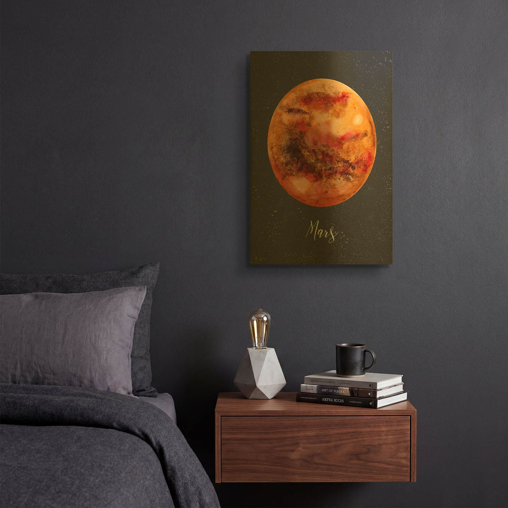 'Out Of This World 5' By Brett Blumenthal Gold Metal Wall Art