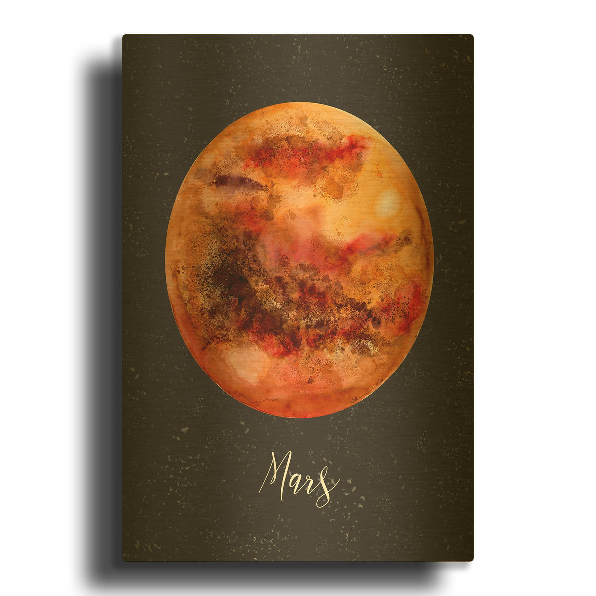 'Out Of This World 5' By Brett Blumenthal Gold Metal Wall Art