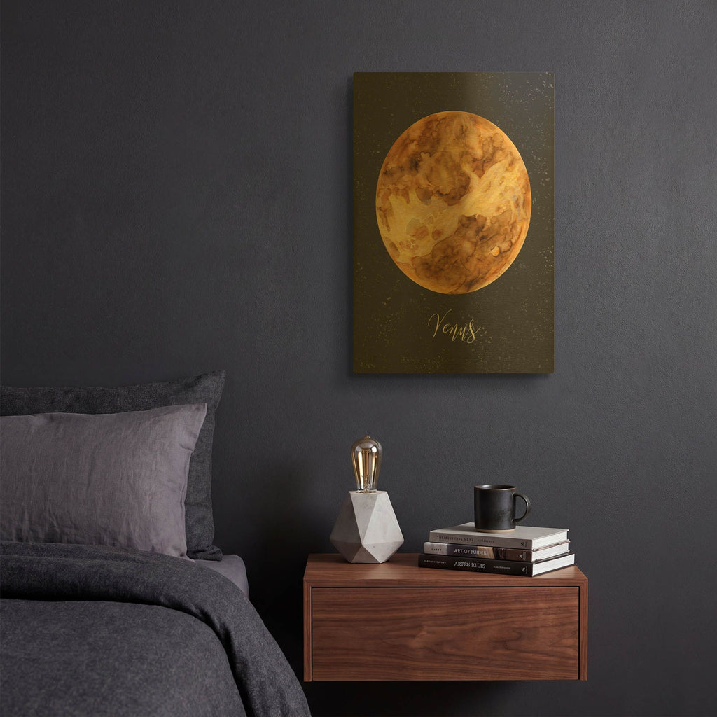 'Out Of This World 6' By Brett Blumenthal Gold Metal Wall Art