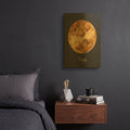 'Out Of This World 6' By Brett Blumenthal Gold Metal Wall Art