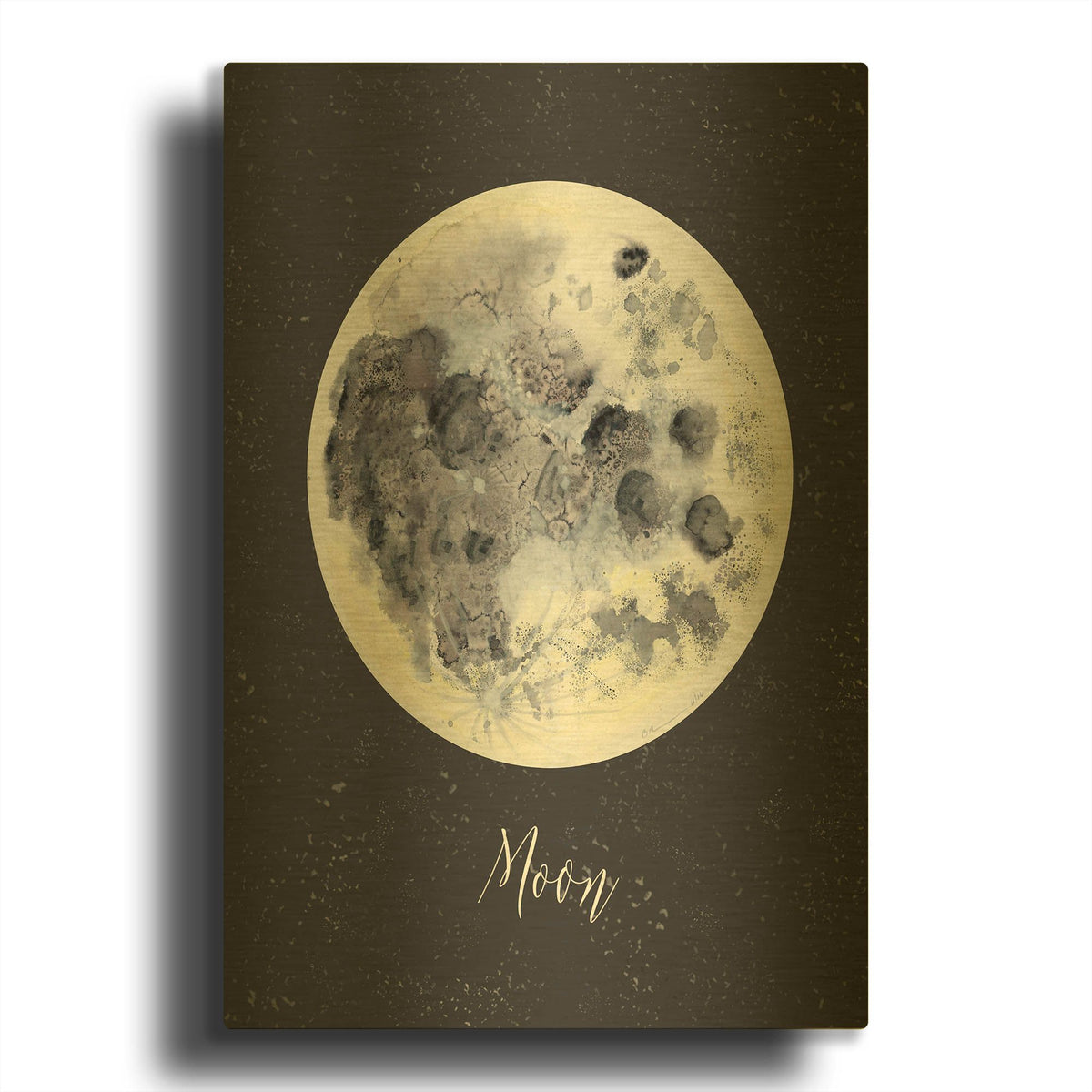 'Out Of This World 8' By Brett Blumenthal Gold Metal Wall Art