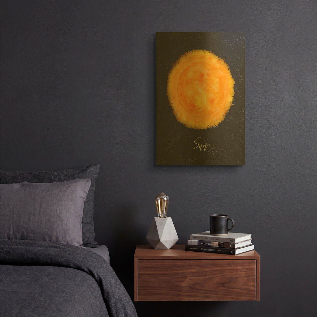 'Out Of This World 9' By Brett Blumenthal Gold Metal Wall Art