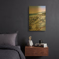 'Salt Point' By Brett Blumenthal Gold Metal Wall Art