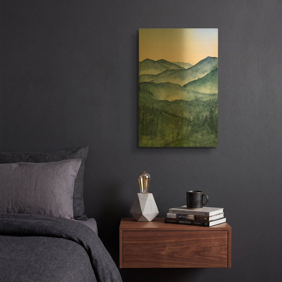 'Shenadoah' By Brett Blumenthal Gold Metal Wall Art