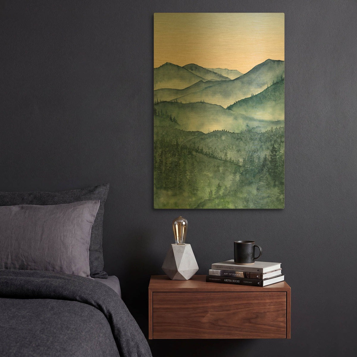 'Shenadoah' By Brett Blumenthal Gold Metal Wall Art