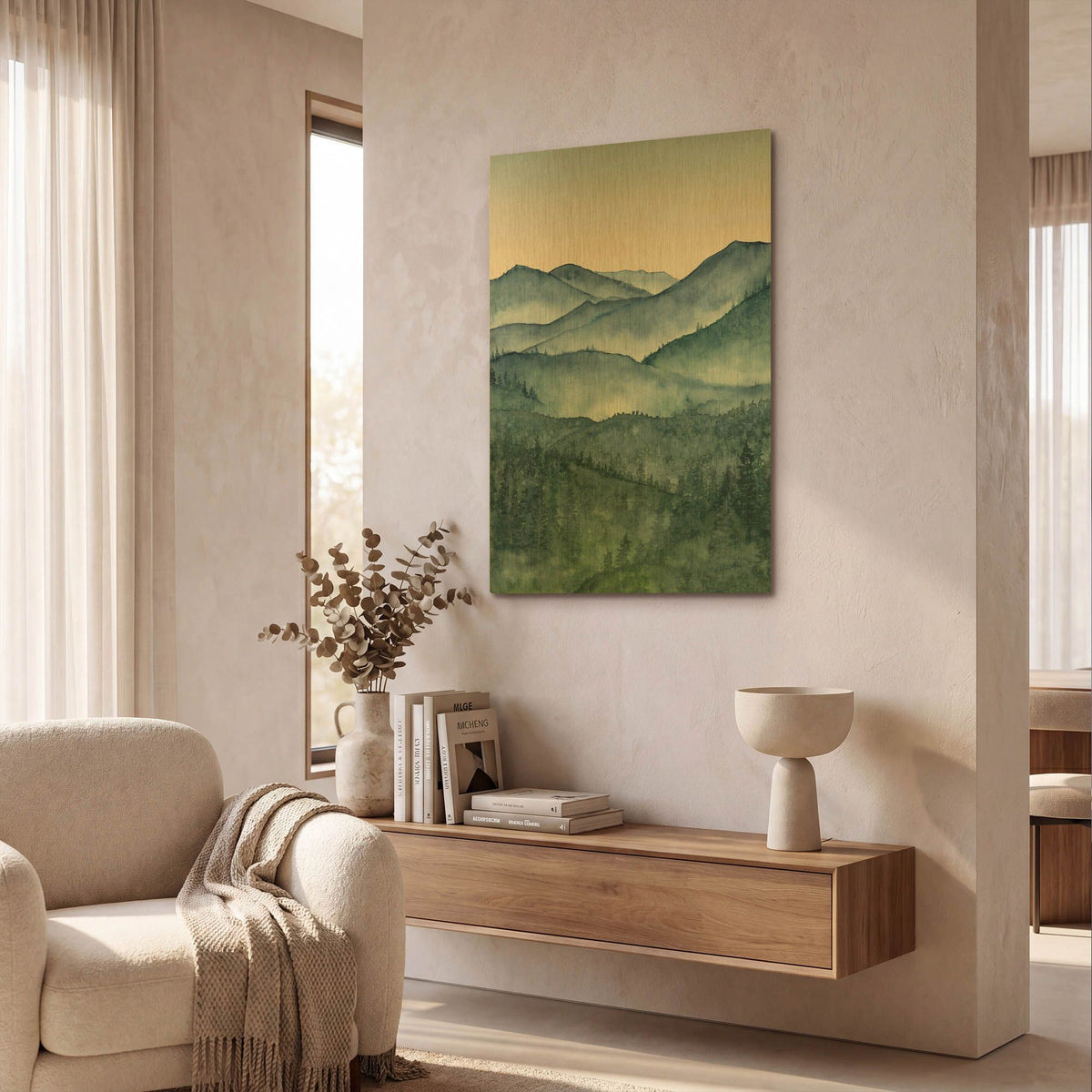 'Shenadoah' By Brett Blumenthal Gold Metal Wall Art