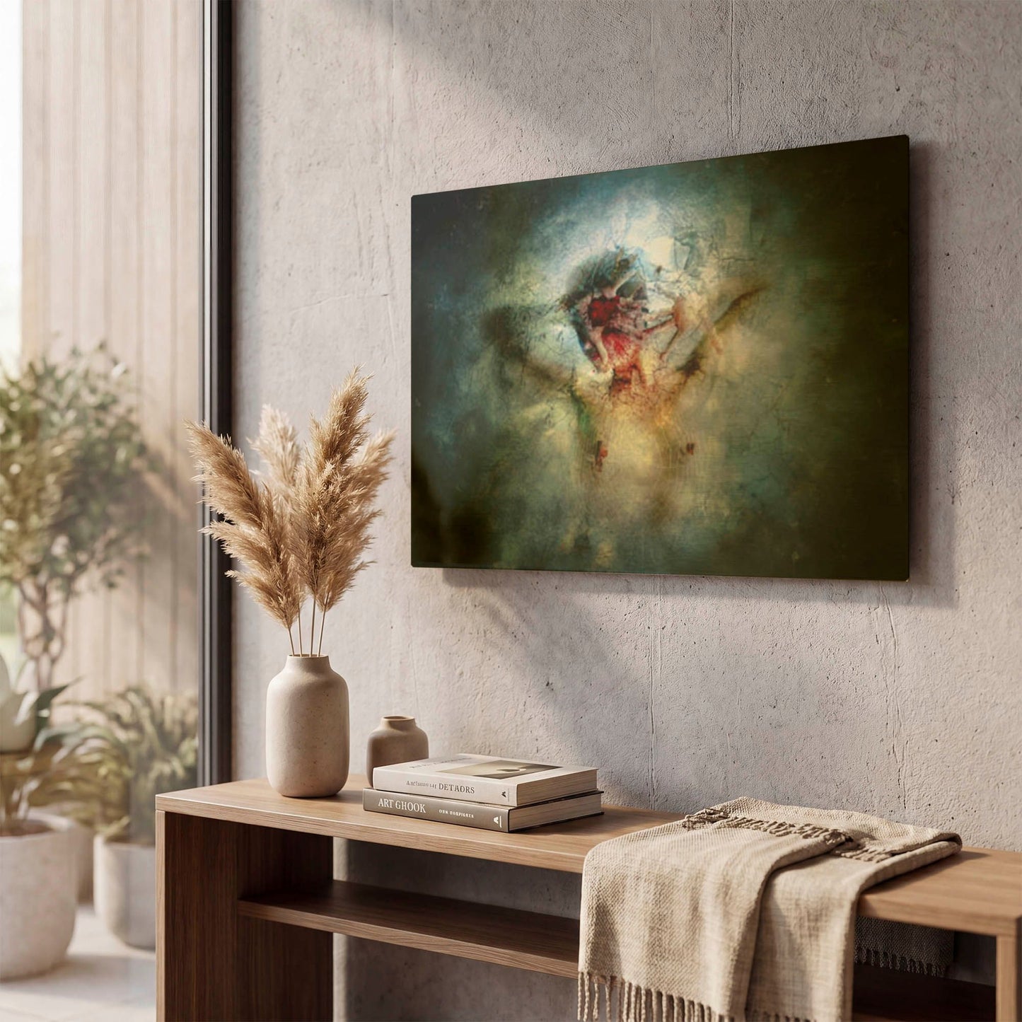 'I Break' By Mario Sanchez Nevado Gold Metal Wall Art