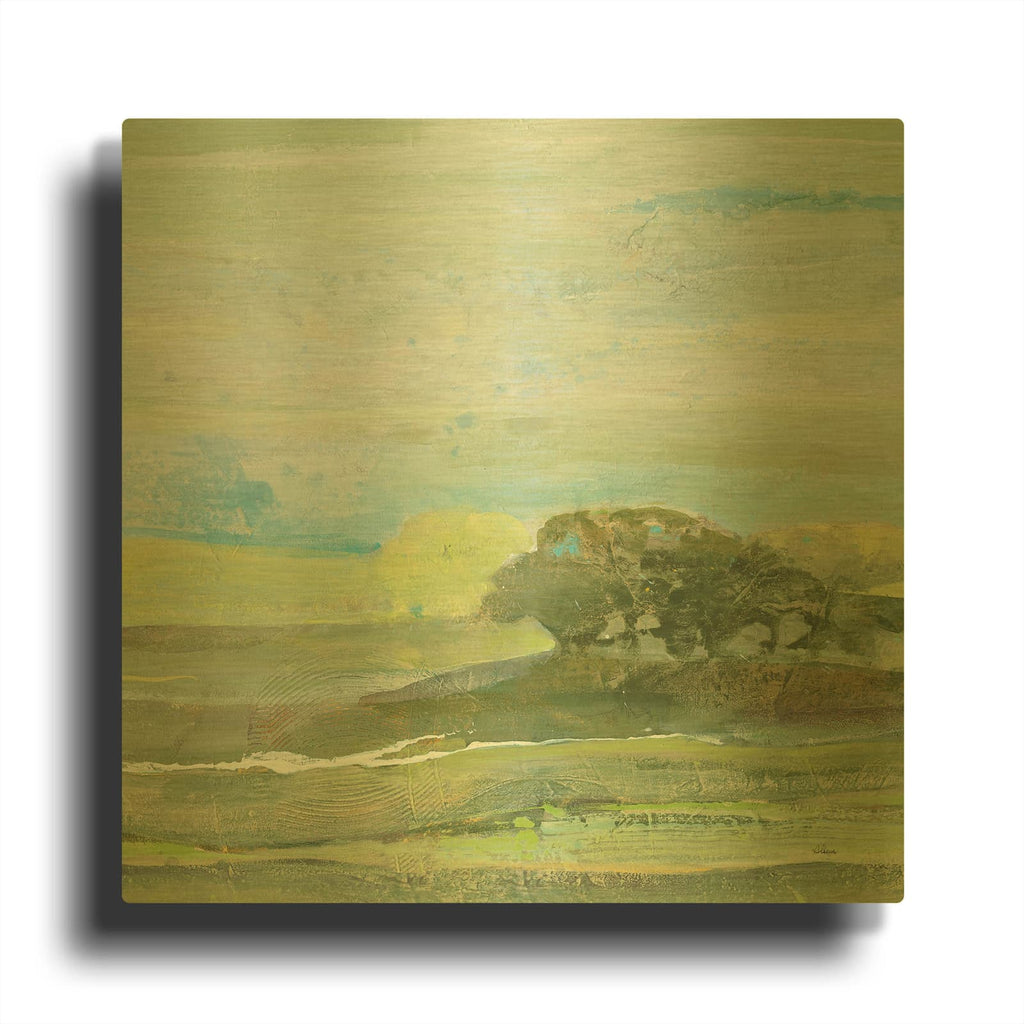 'Savannah' By Albena Hristova Gold Metal Wall Art