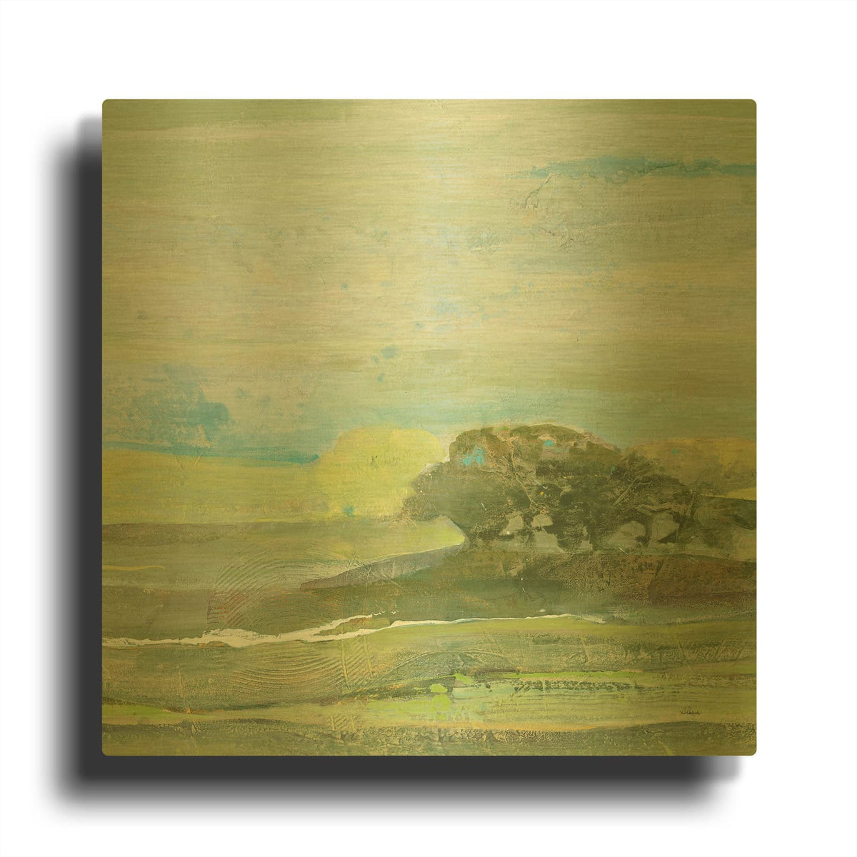 'Savannah' By Albena Hristova Gold Metal Wall Art