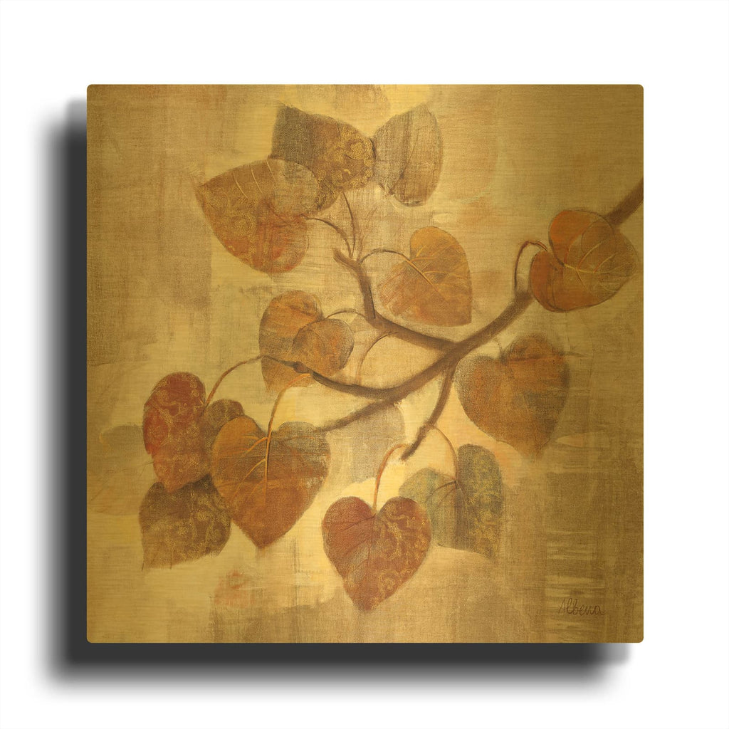 'Aspen' By Albena Hristova Gold Metal Wall Art