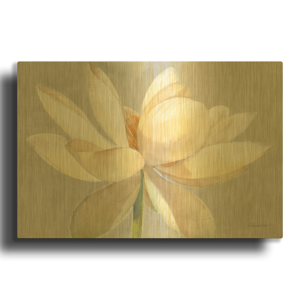 'Unfolding Light' By Albena Hristova Gold Metal Wall Art