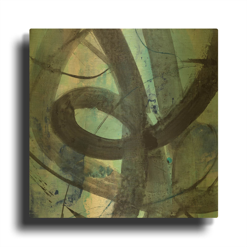 'Into The Deep 2' By Albena Hristova Gold Metal Wall Art