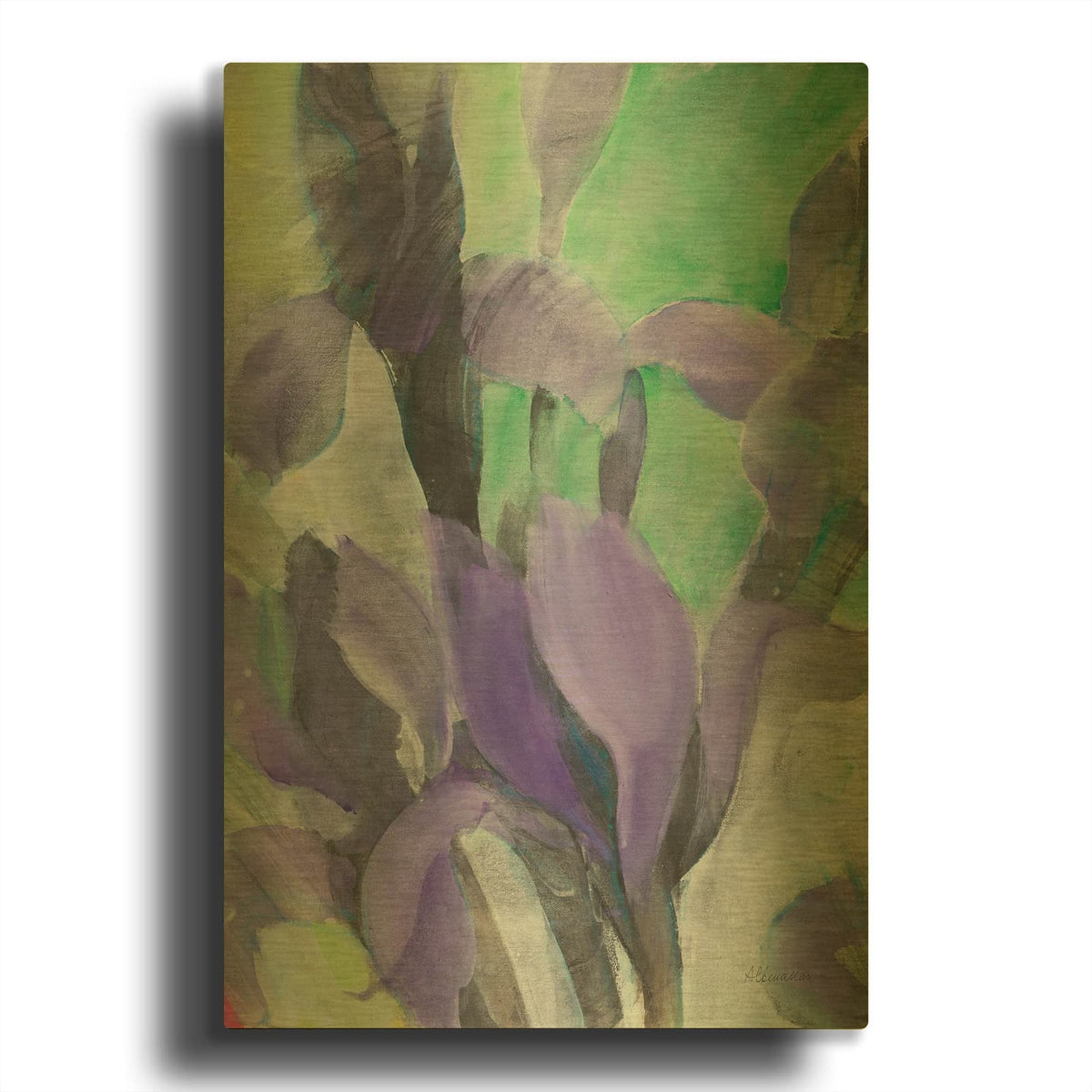 'Promise Of Spring 1' By Albena Hristova Gold Metal Wall Art