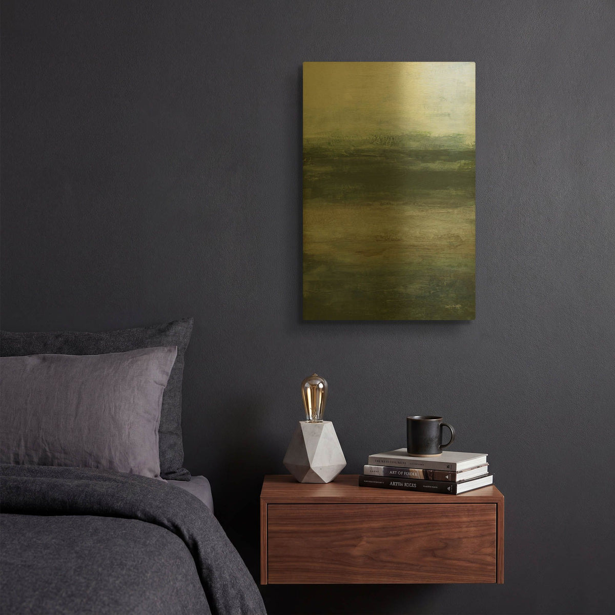 'Slow Motion' By Haley Knighten Gold Metal Wall Art