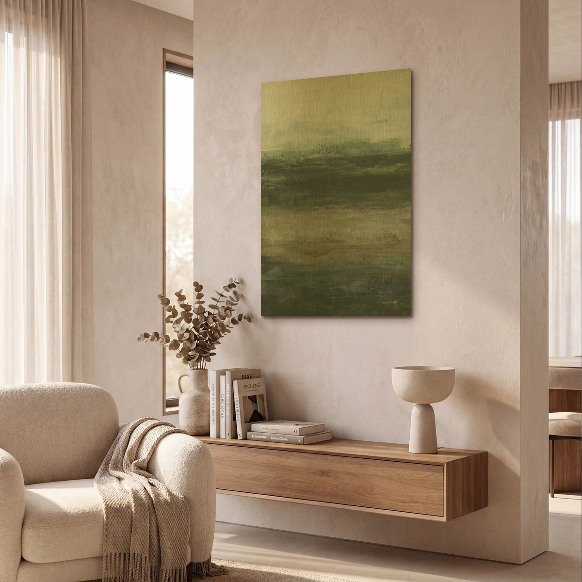 'Slow Motion' By Haley Knighten Gold Metal Wall Art