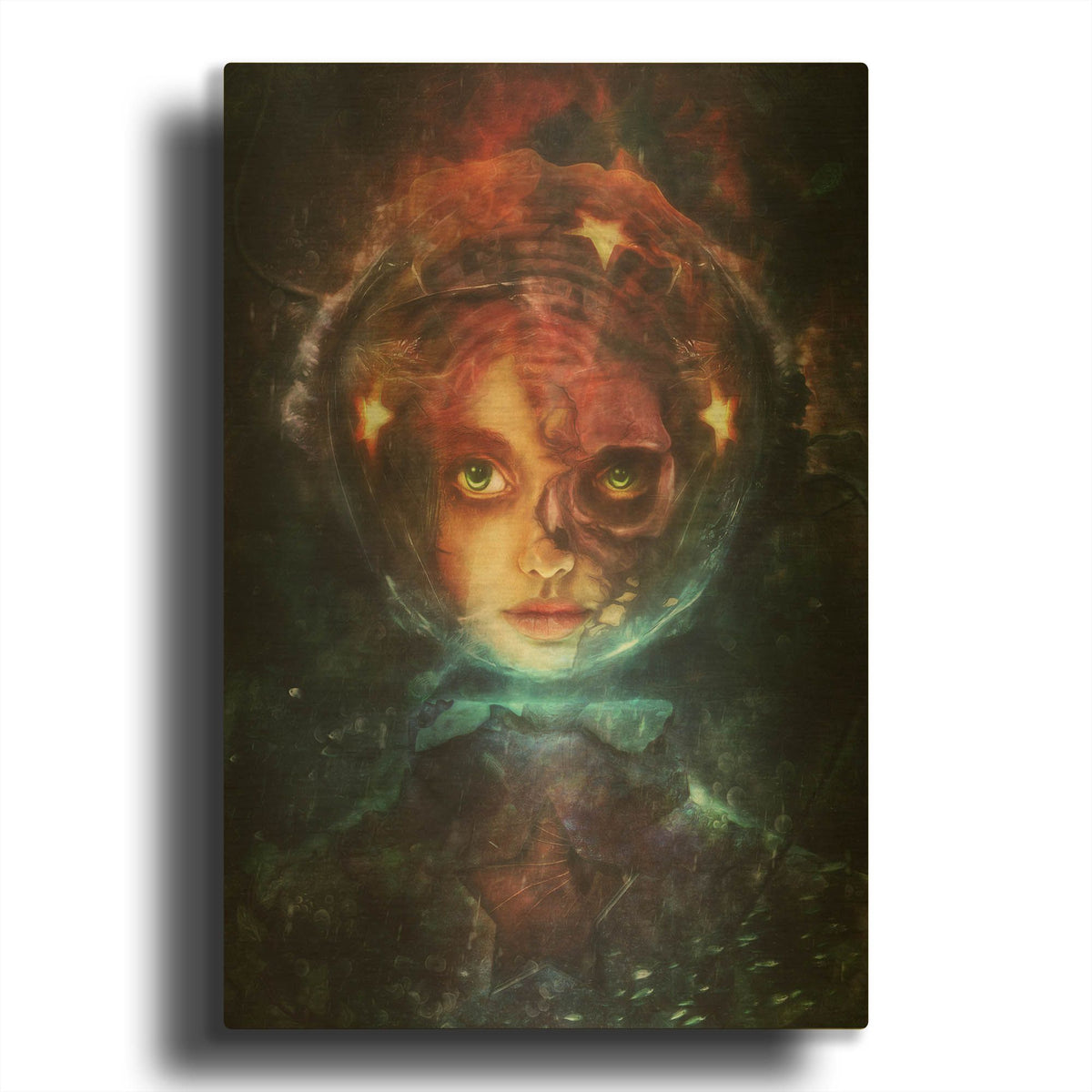 'Labyrinth' By Mario Sanchez Nevado Gold Metal Wall Art