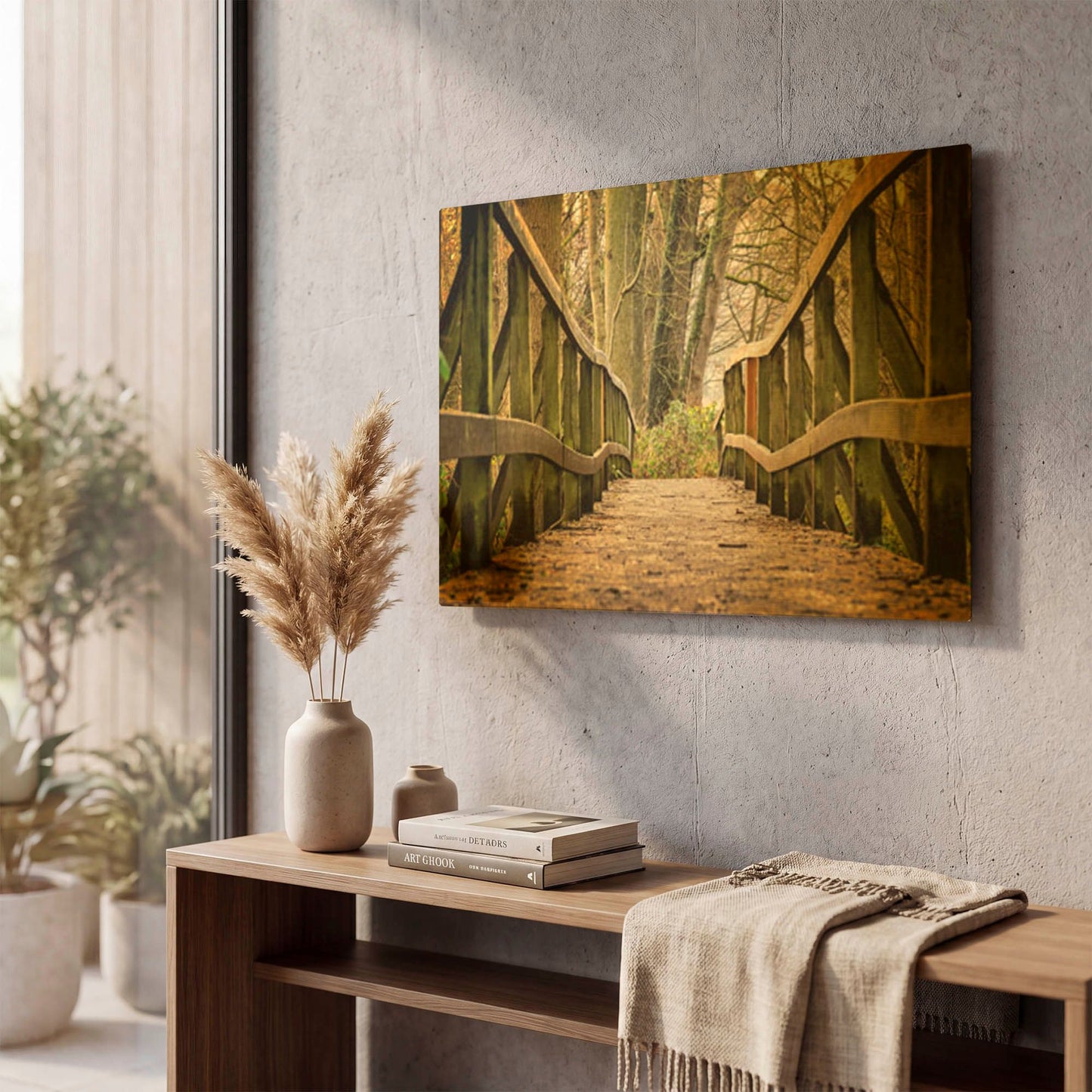 'Away' By LUXE Gold Metal Wall Art