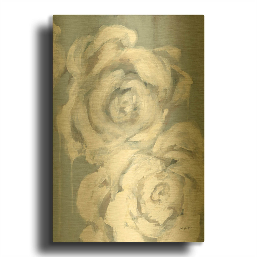 'Maggie 2' By Haley Knighten Gold Metal Wall Art