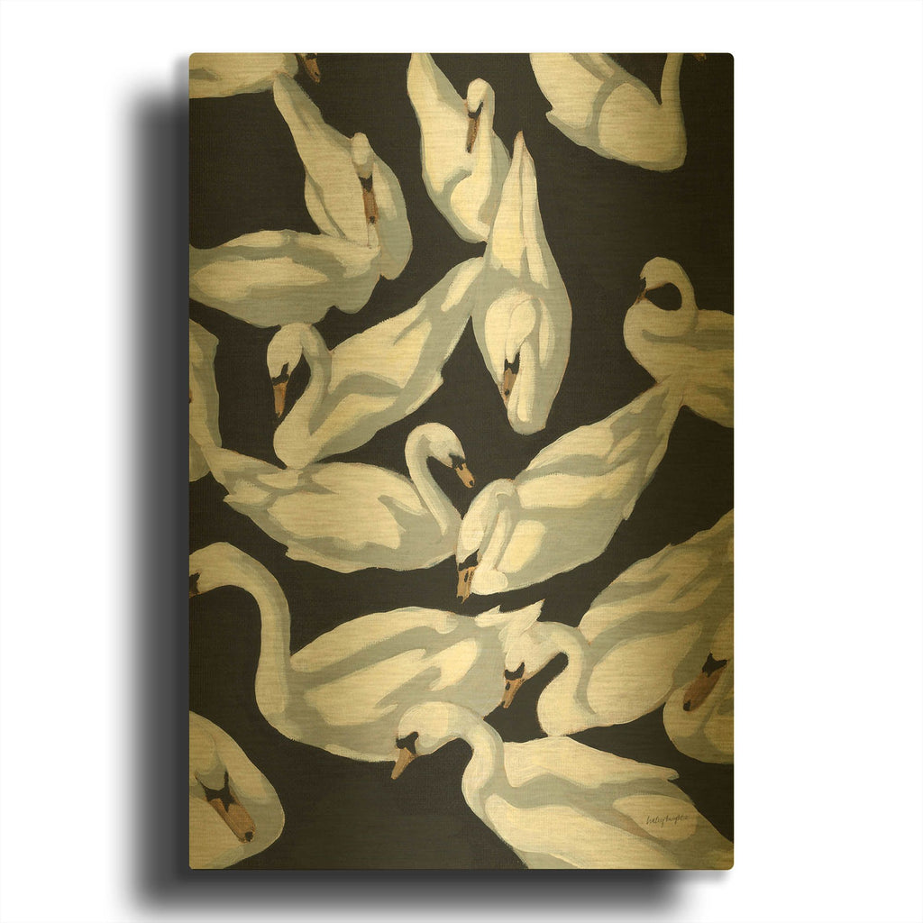 'Bevy 2' By Haley Knighten Gold Metal Wall Art