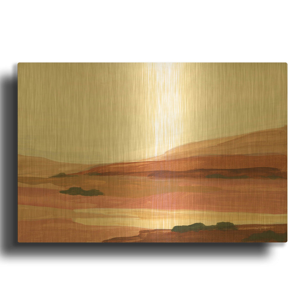 'Laurel Lowland 2' By Haley Knighten Gold Metal Wall Art