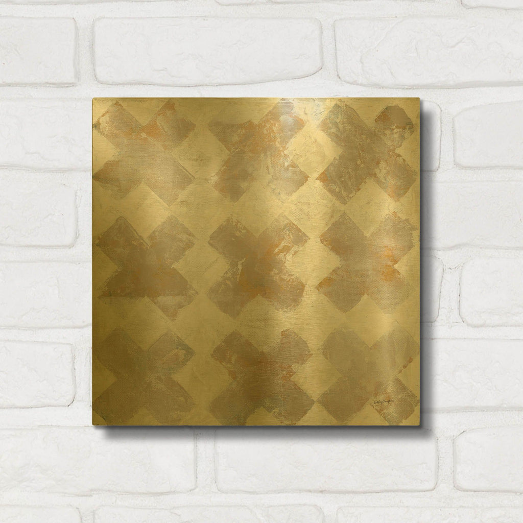 'Big Nine' By Haley Knighten Gold Metal Wall Art