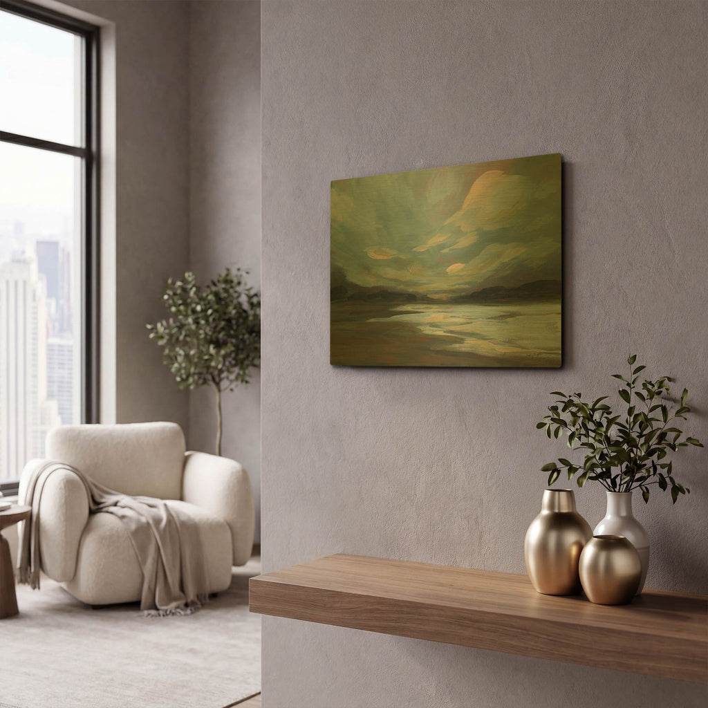 'Lilly Dale' By Haley Knighten Gold Metal Wall Art