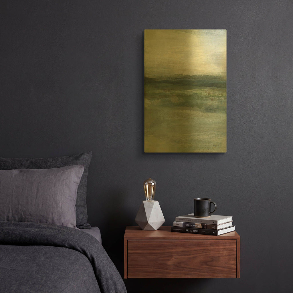 'Time Lapse 1' By Haley Knighten Gold Metal Wall Art