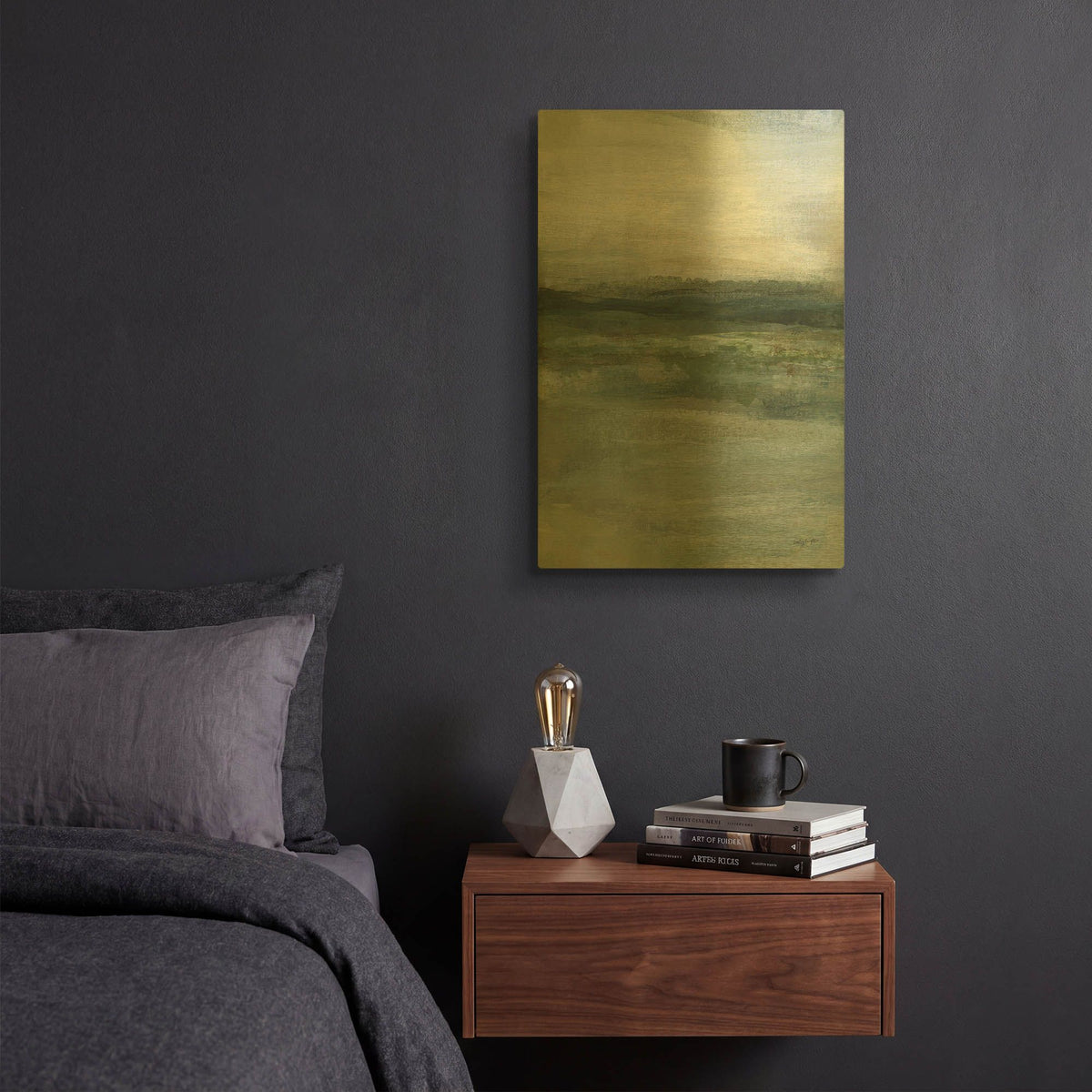 'Time Lapse 1' By Haley Knighten Gold Metal Wall Art