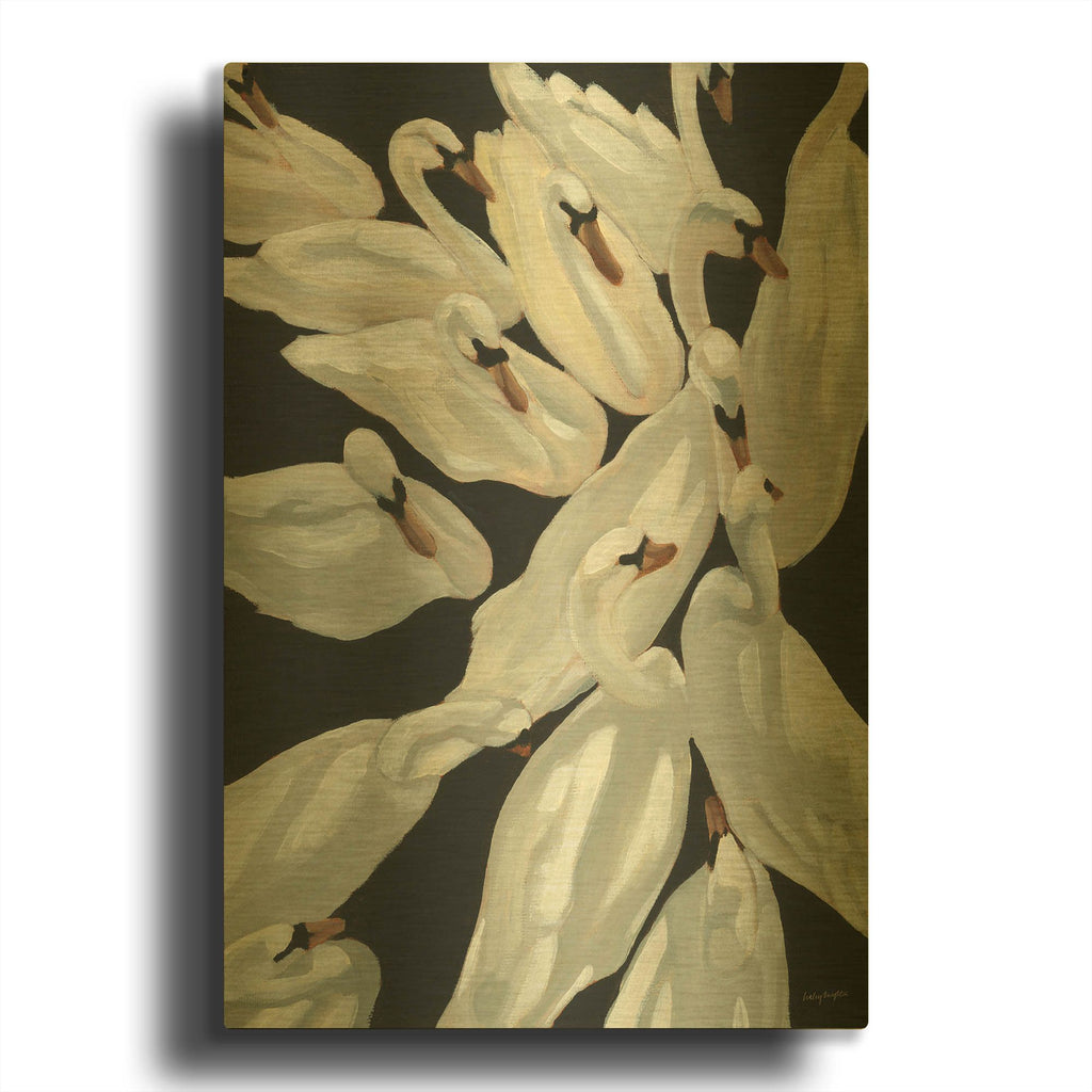'Bevy' By Haley Knighten Gold Metal Wall Art
